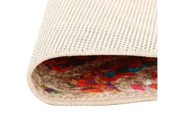 Alfombra lavable antideslizante multicolor Ø 120 cm