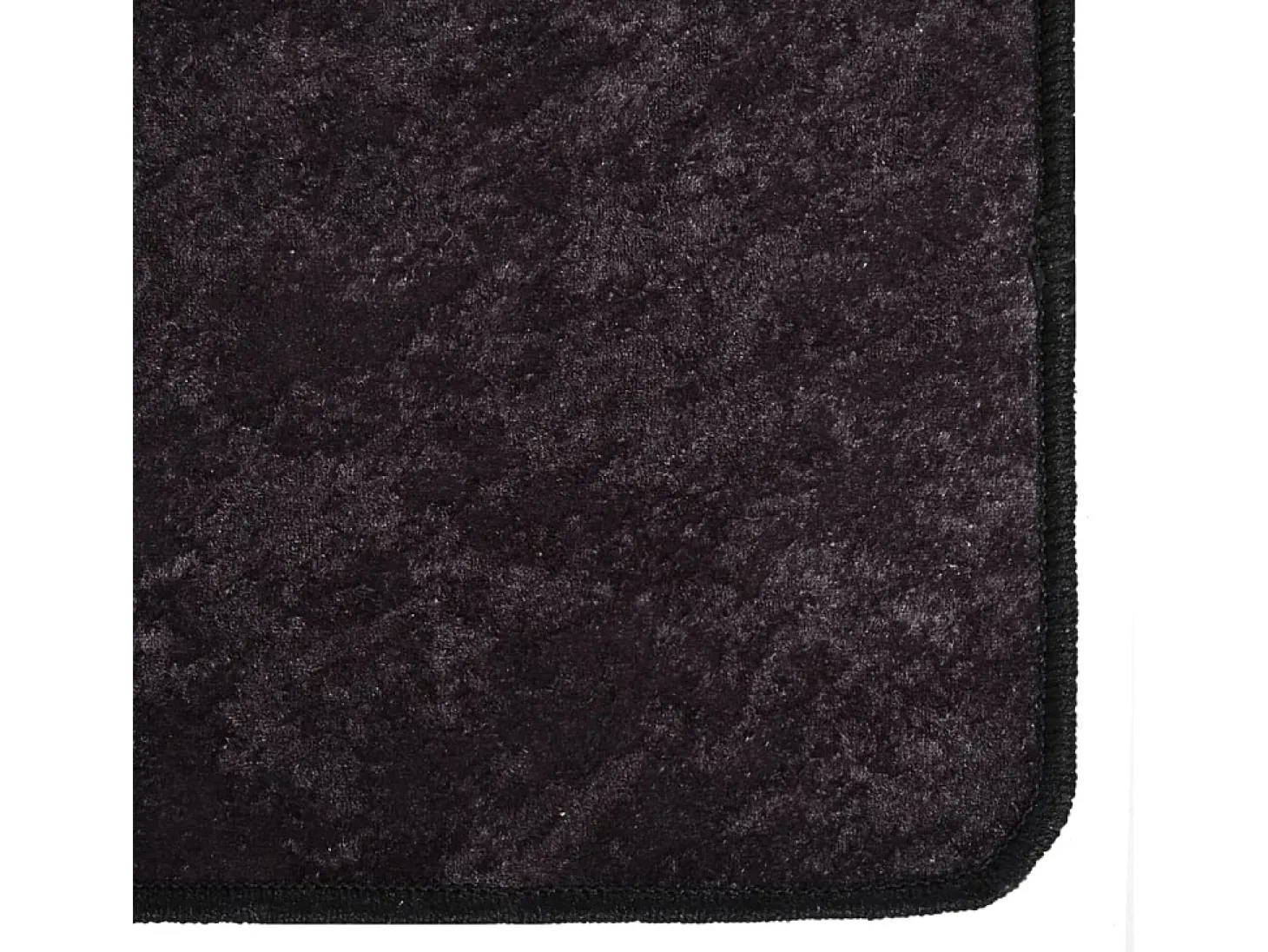Alfombra lavable antideslizante gris antracita 190x300 cm ES46724
