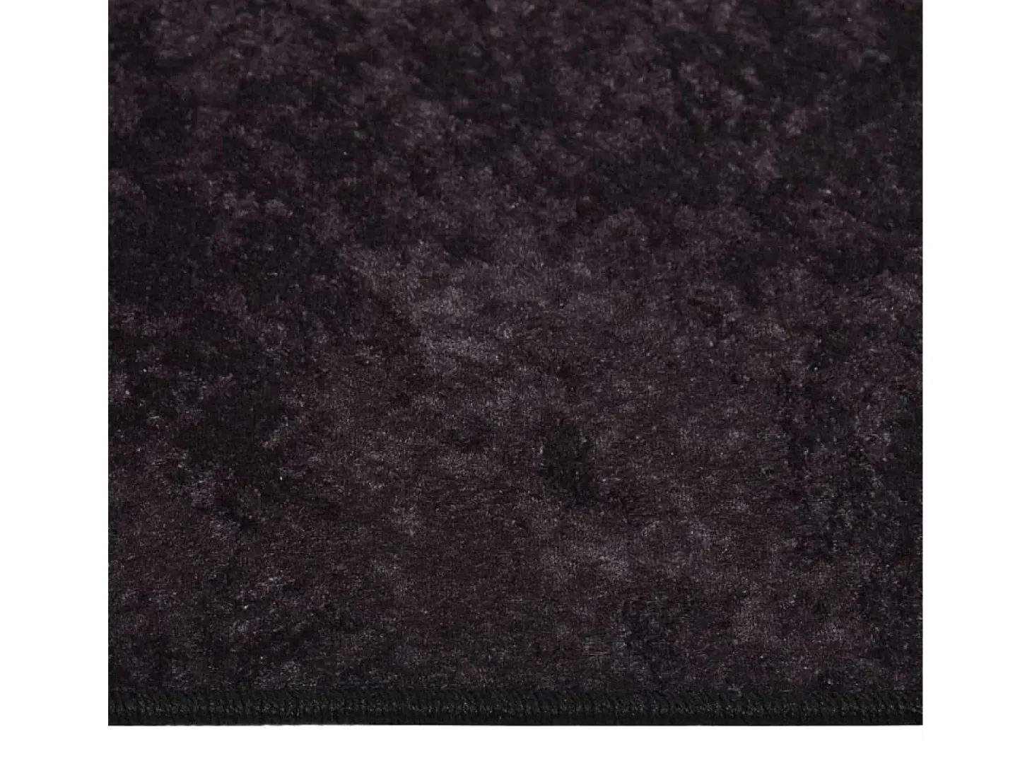 Alfombra lavable antideslizante gris antracita 190x300 cm ES46724