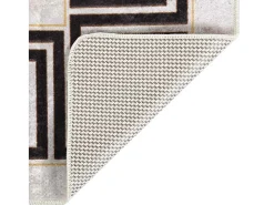 Alfombra lavable antideslizante 80x150 cm Beige claro