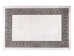 Alfombra lavable antideslizante 80x150 cm Beige claro