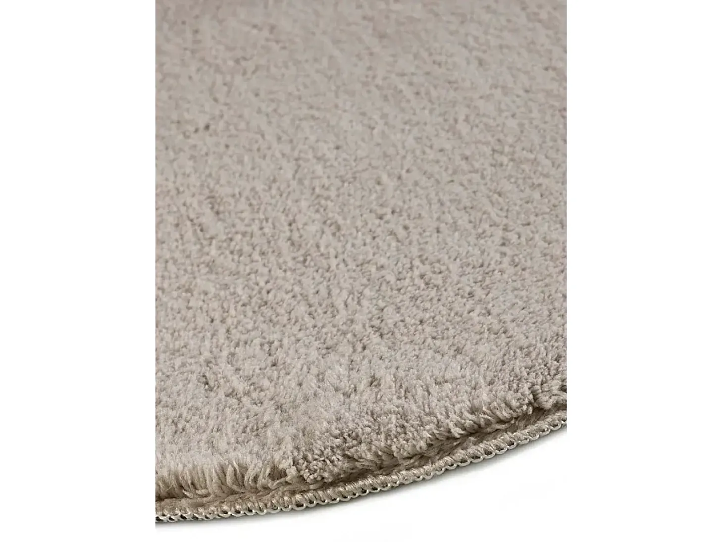 Alfombra lavable antideslizante - liso - piedra - 160 x 230 cm - MELLOW