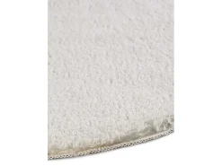 Alfombra lavable antideslizante - liso - blanco - 120 x 170 cm - MELLOW