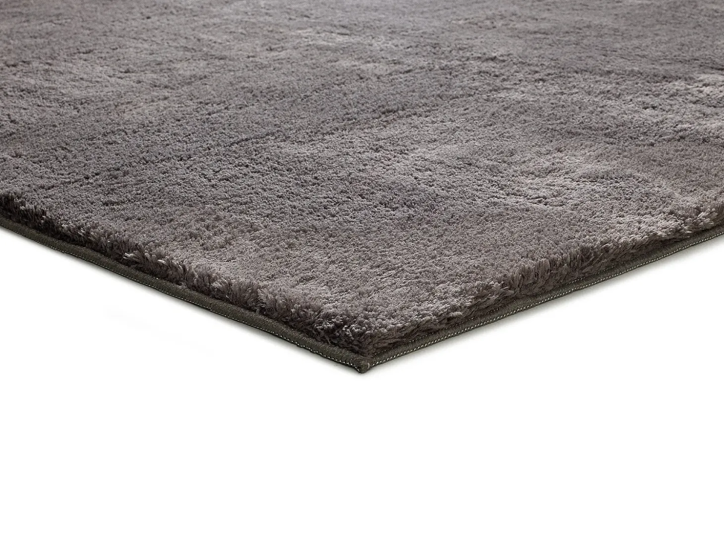 Alfombra lavable antideslizante - liso - antracita - 160 x 230 cm - LOFT