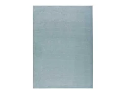 Alfombra lavable antideslizante - liso - azul - 160 x 230 cm - LOFT