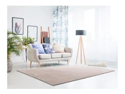 Alfombra lavable antideslizante - liso - maquillaje - 140 x 200 cm - LOFT