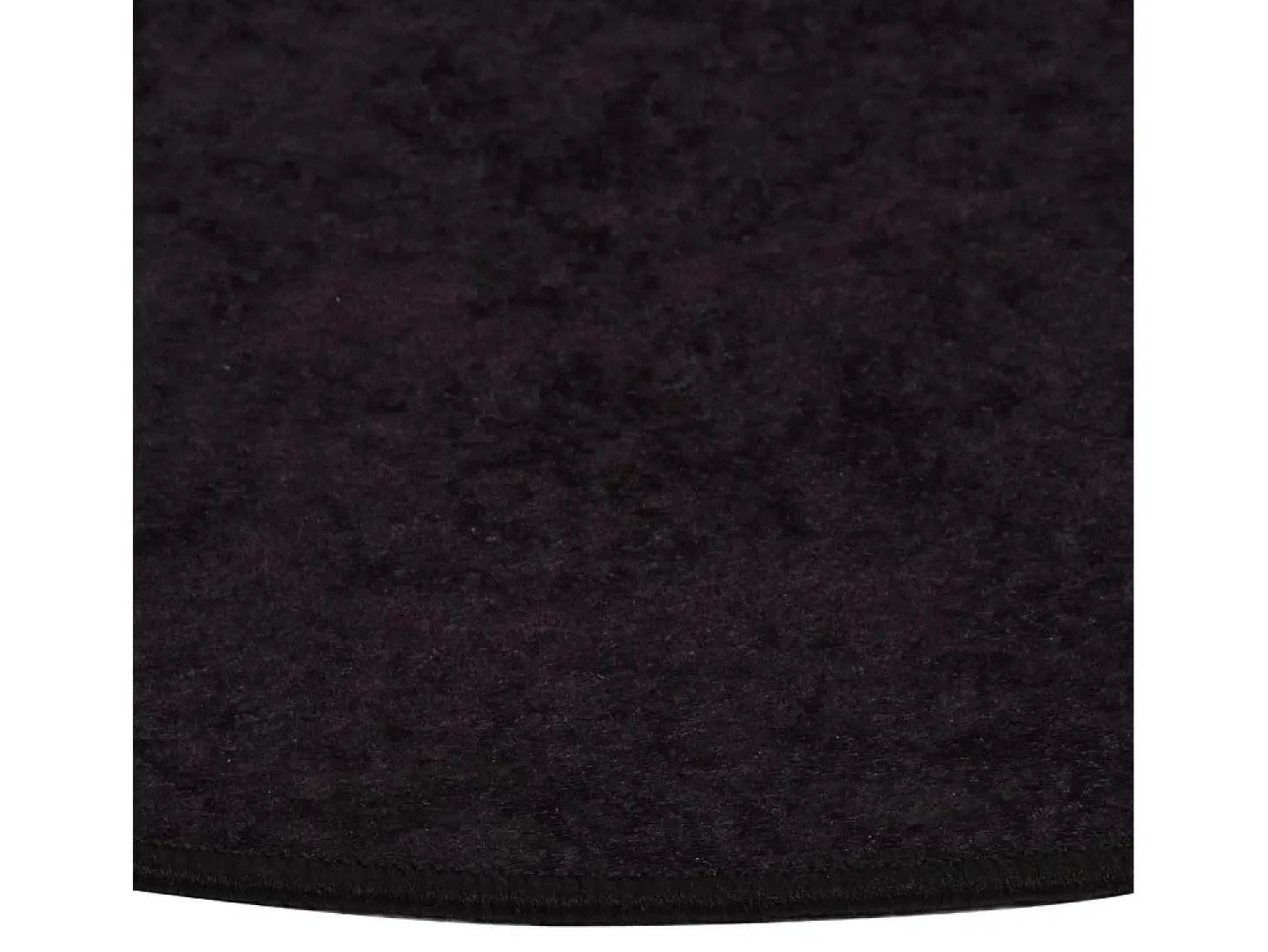Alfombra lavable antideslizante gris antracita Ø 200 cm