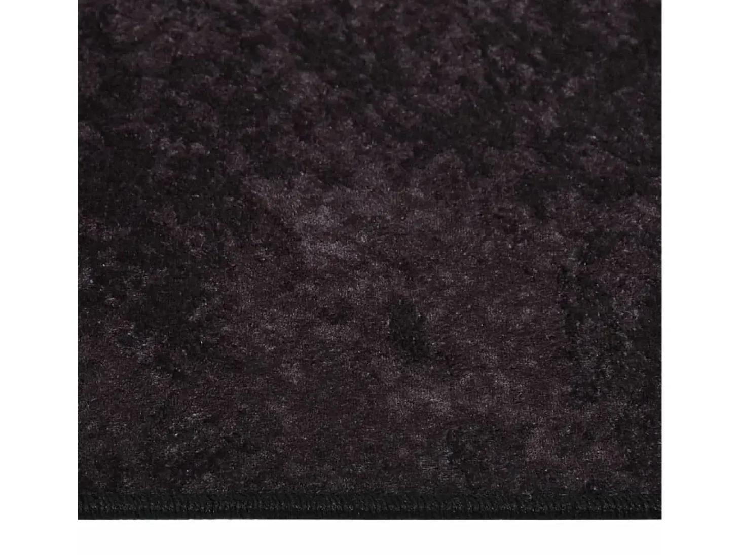 Alfombra lavable antideslizante gris antracita 80x150 cm ES56367