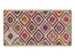 Alfombra lavable antideslizante multicolor 80x150 cm