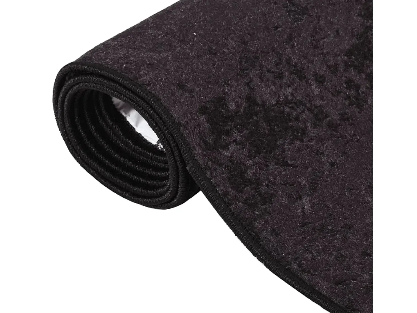 Alfombra lavable antideslizante gris antracita 120x180 cm ES88738