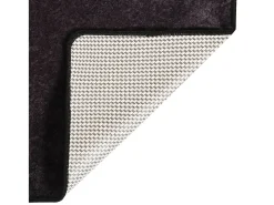 Alfombra lavable antideslizante gris antracita 120x180 cm ES88738