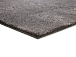 Alfombra lavable antideslizante - liso - antracita - 60 x 120 cm - LOFT