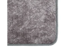 Alfombra lavable antideslizante gris 80x150 cm