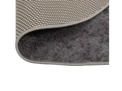 Alfombra lavable antideslizante gris φ120 cm ES36380