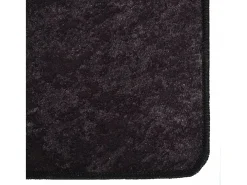 Alfombra lavable antideslizante gris antracita 80x300 cm