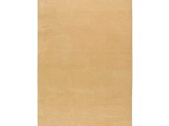 Alfombra lavable antideslizante - liso - mostaza - 140 x 200 cm - LOFT