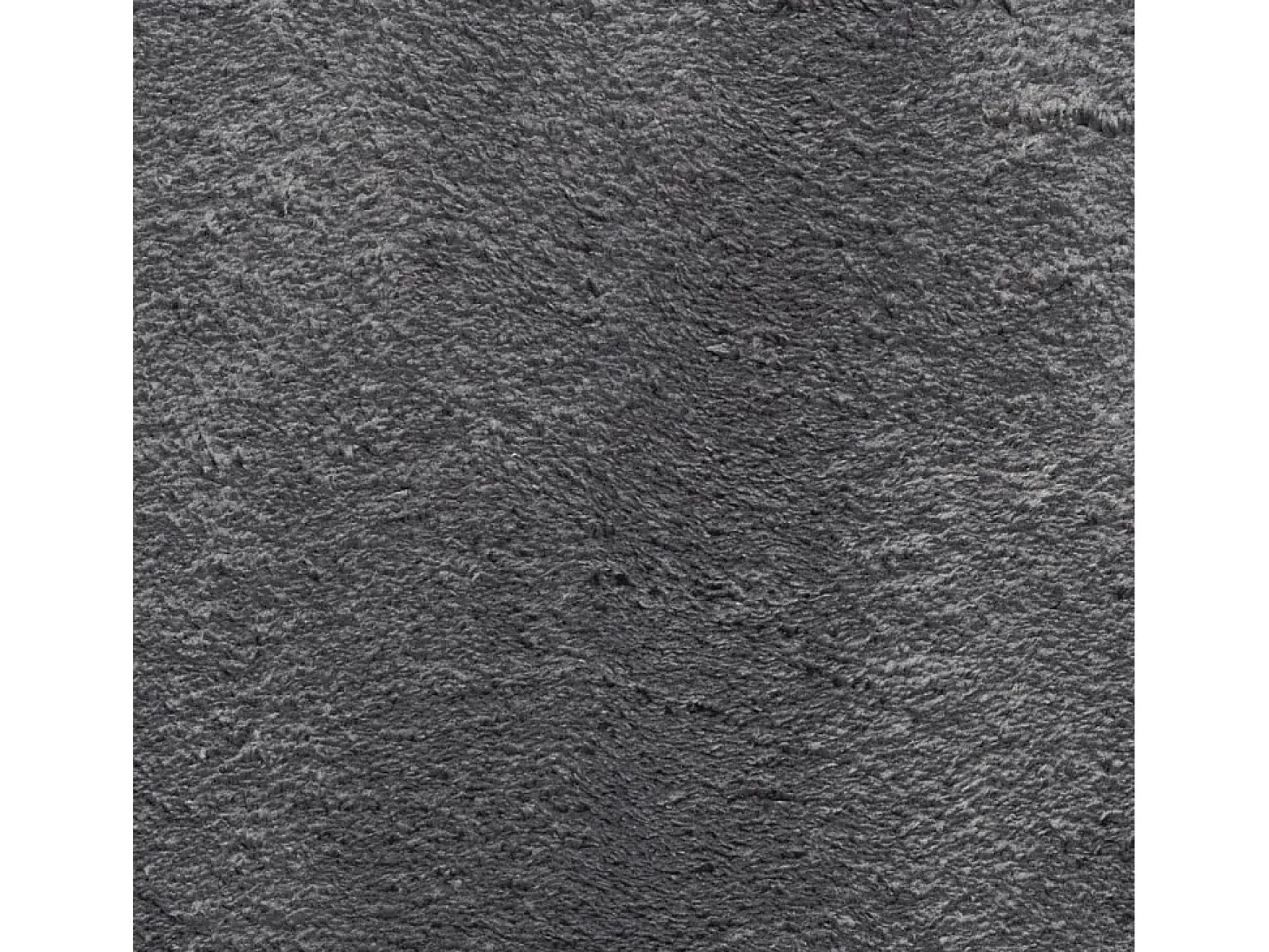 Alfombra lavable de pelo corto suave HUARTE antracita 160x160 cm