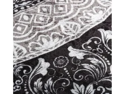 Alfombra lavable patchwork antideslizante multicolor 80x300 cm ES89674