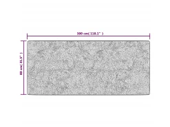 Alfombra lavable patchwork antideslizante multicolor 80x300 cm ES36917