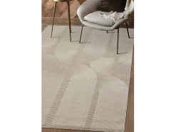 Alfombra Lima diseño salón estilo moderno arco, beige, 200 x 290 cm