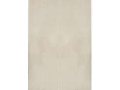 Alfombra Lima diseño salón estilo moderno arco, beige claro, 80 x 150 cm
