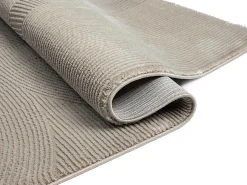 Alfombra Lima diseño salón estilo moderno arco, beige, 120 x 170 cm