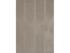 Alfombra Lima diseño salón estilo moderno arco, beige, 120 x 170 cm