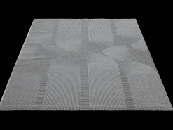 Alfombra Lima diseño salón estilo moderno arco, gris, 120 x 170 cm