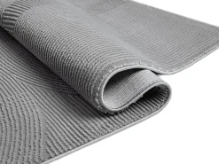 Alfombra Lima diseño salón estilo moderno arco, gris, 120 x 170 cm