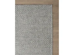 Alfombra Maldive Exterior Diseño Boho, Gris, 140 x 200 cm