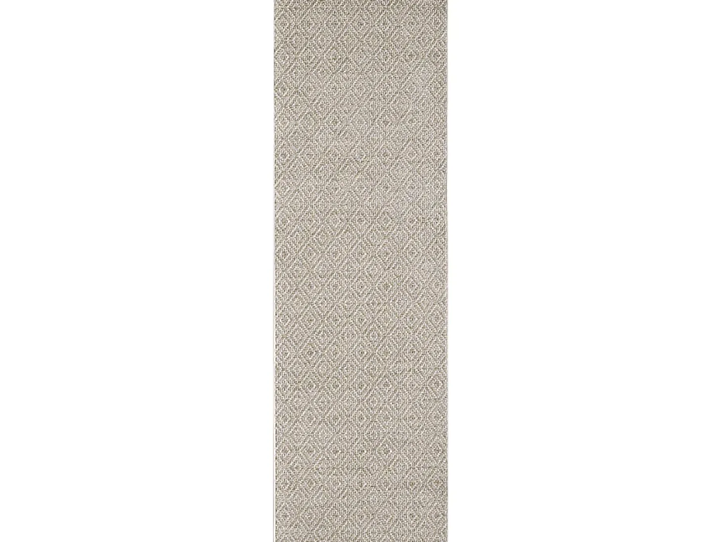 Alfombra Maldive Exterior Boho Diamante, Marrón, 80 x 250 cm