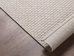 Alfombra Maldive Exterior Diseño Boho, Beige, 140 x 200 cm