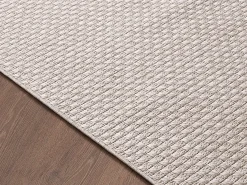 Alfombra Maldive Exterior Diseño Boho, Beige, 80 x 250 cm