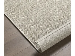 Alfombra Maldive Exterior Boho Diamante, Marrón, 80 x 150 cm
