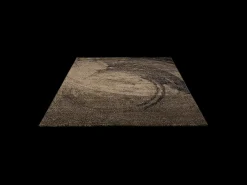 Alfombra Marla Diseño Abstracto Moderno, Marrón, 200x290 cm