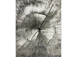 Alfombra Marla Diseño Moderno Árbol, Natural, 160x230 cm