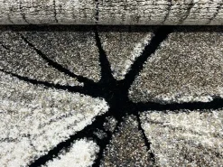 Alfombra Marla Diseño Moderno Árbol, Natural, 120 cm redondo