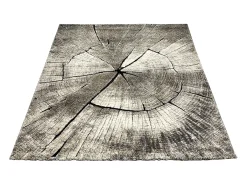 Alfombra Marla Diseño Moderno Árbol, Natural, 80x150 cm