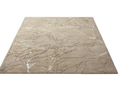 Alfombra Mila Brillante Naturaleza, Beige, 80 x 300 cm