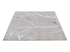 Alfombra Mila Brillante Naturaleza, Gris, 80 x 150 cm