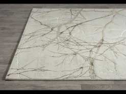Alfombra Mila Brillante Naturaleza, Creme, 80 x 300 cm