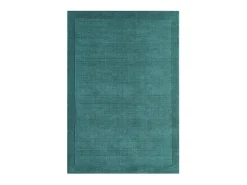 Alfombra moderna, tejida a mano 100% lana - 120x170cm - verde azulado - York