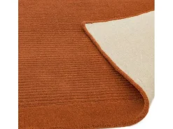 Alfombra moderna, tejida a mano 100% lana - 120x170cm - naranja - York