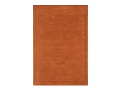Alfombra moderna, tejida a mano 100% lana - 120x170cm - naranja - York