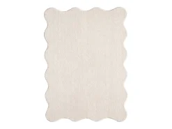 Alfombra moderno antideslizante lavable, beige, 160 x 220 cm