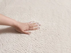 Alfombra moderno antideslizante lavable, beige, 160 x 220 cm