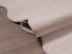 Alfombra moderno antideslizante lavable, rosa, 140 x 200 cm