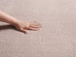 Alfombra moderno antideslizante lavable, rosa, 140 x 200 cm