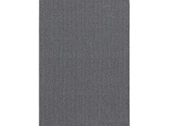 Alfombra Natal moderna uni, antimanchas, Antracita, 160 x 230 cm