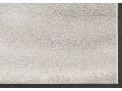 Alfombra Natal moderna uni, antimanchas, Beige, 133 cm redondo